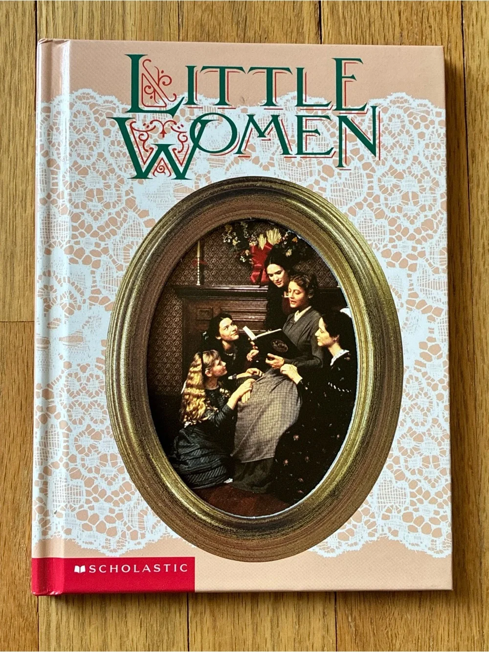 Little Women Hardcover & Necklace, Louisa May Alcott. Adapted by M J Carr. ‘95